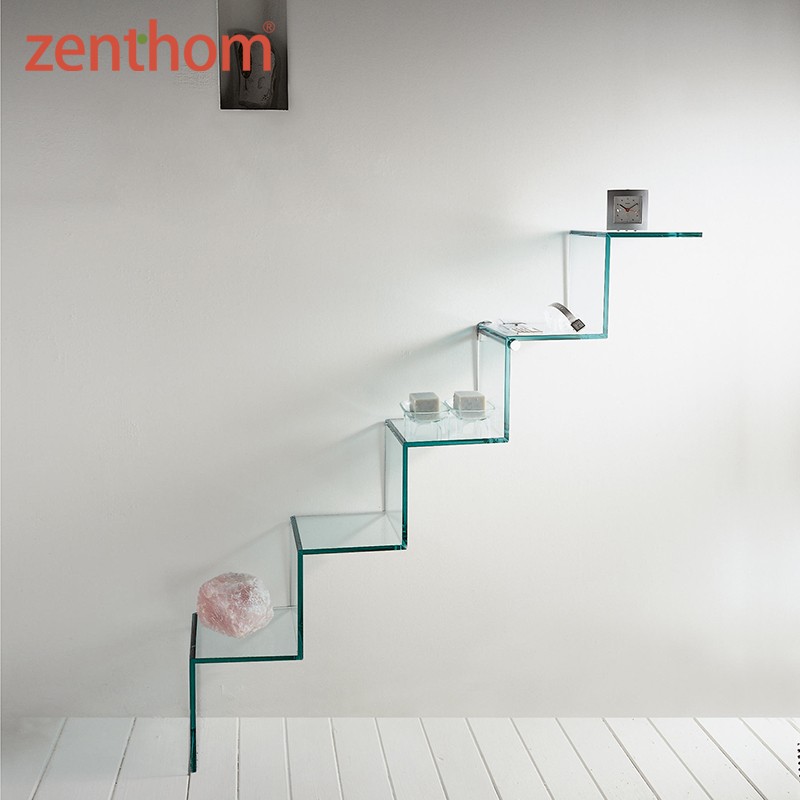 zenthom/Tonelli Scala del cielo阶梯玻璃书架展示架墙面架