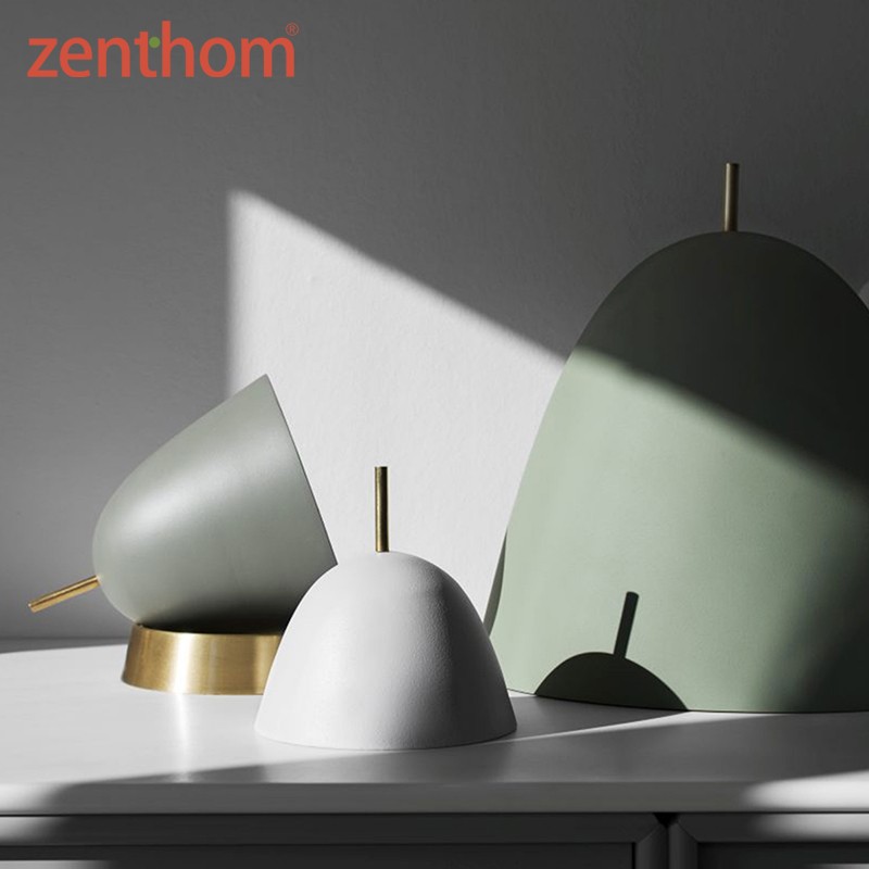 zenthom/KLONG G?MMA多用黄铜带盖收纳盒首饰盒储物罐