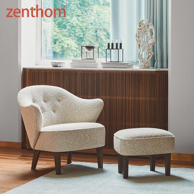 zenthom/AUDO INGEBORG休闲沙发椅/脚凳 大师设计 北欧