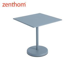zenthom LINEAR金属户外餐厅花园咖啡桌边几 Muuto
