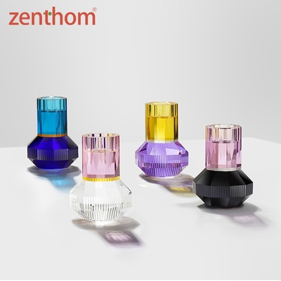 Reflections Copenhagen Chicago水晶手工切割玻璃茶杯烛台花瓶