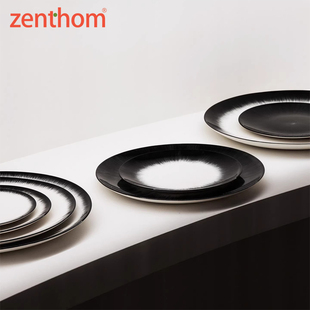 Serax Ann Demeulemeester浓缩咖啡杯子碟陶瓷暗黑色拉花杯比利时