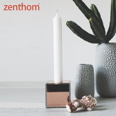 zenthom/AYTM SPECULUM 镜面玻璃立方烛台 北欧设计