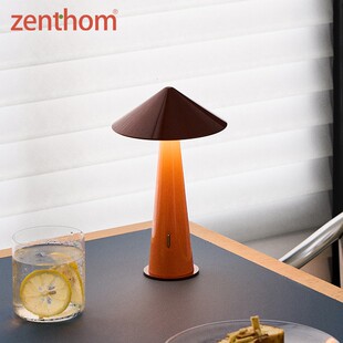 zenthom/Finelumens TIPSY充电便携微醺氛围感台灯蘑菇小夜灯礼物