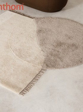 Ferm LIVING VIEW TUFTED RUG手工编织羊毛簇绒地毯 现代简约