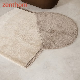 Ferm LIVING VIEW TUFTED RUG手工编织羊毛簇绒地毯 现代简约