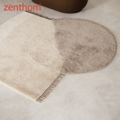 Ferm LIVING VIEW TUFTED RUG手工编织羊毛簇绒地毯 现代简约