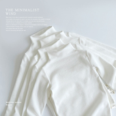 白色打底衫 儿童秋冬羊毛拉架软糯加厚半高领长袖 T恤上衣女宝宝