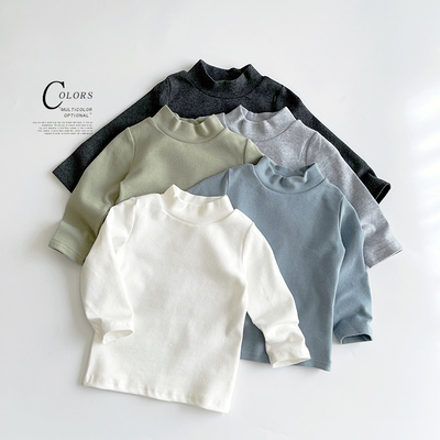 西恩朵半高领正肩打底衫