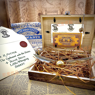 哈利波特周边金色飞贼可动摆件线控会飞魁地奇道具木盒装生日礼物