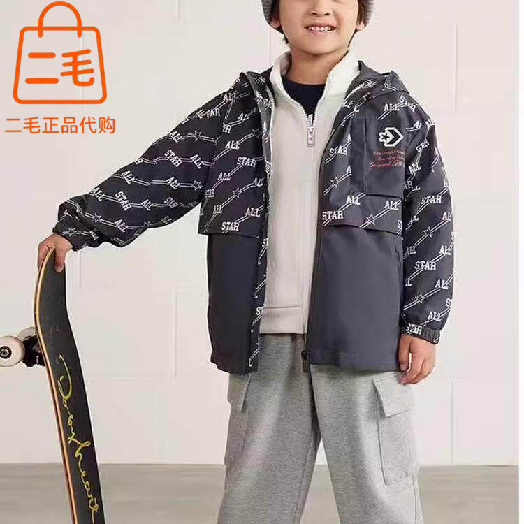 专柜正品匡威儿童秋冬加绒两件套