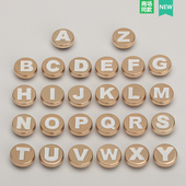 上装 洞洞鞋 饰品英文金属字母 花鞋 扣智必星鞋 配饰 适配crocs洞洞鞋