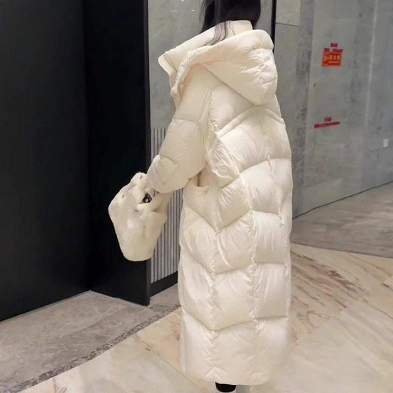 2025冬季新款羽绒服冬季韩版高级感炸街小个子长款情侣面包服