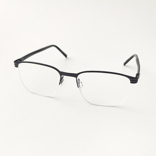 P+US半框男款超轻眼镜架
