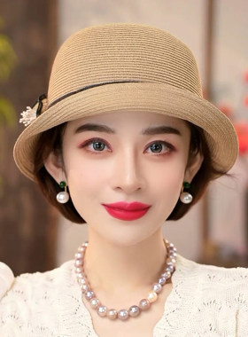 布塔遮阳帽出游优雅女春夏