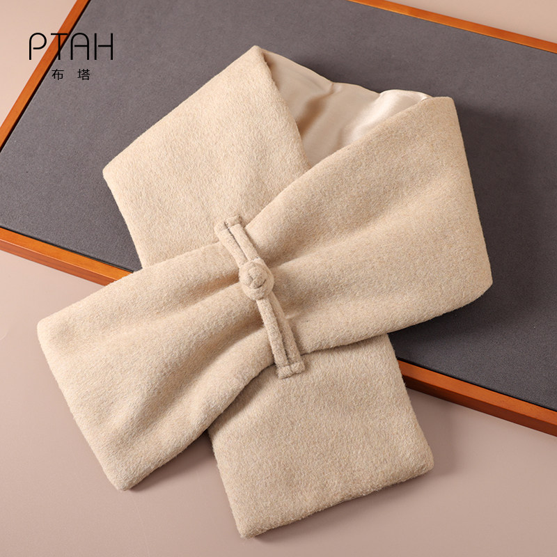 布塔真丝羊毛围脖女秋冬厚款保暖桑蚕丝长巾围巾PT8222,服饰配件/皮带/帽子/围巾,围巾/丝巾/披肩,淘宝优惠券,粉丝福利购,淘宝优惠卷