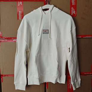 REEBOK锐步男子纯棉毛圈背后刺绣大LOGO篮球连帽套头卫衣 HN5807