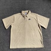 Nike 男子运动休闲翻领毛巾面料加绒polo衬衫 短袖 耐克 DX0740 783
