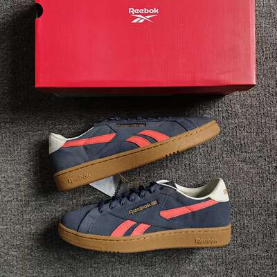 REEBOK锐步Club C Grounds UK男子翻毛皮休闲网球板鞋 100074847