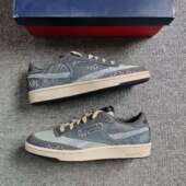 100200783 REVENGE男子牛仔休闲板鞋 REEBOK锐步刺子绣CLUB