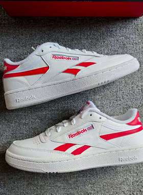Reebok锐步男CLUB C REVENGE复古运动时尚休闲小白鞋板鞋 H04170