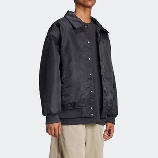 Adidas/阿迪达斯官方正品三叶草男士户外保暖印花翻领外套IW3450