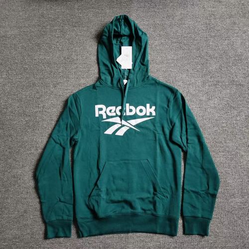 REEBOK锐步男子经典大LOGO毛圈针织连帽套头卫衣帽衫FK2665