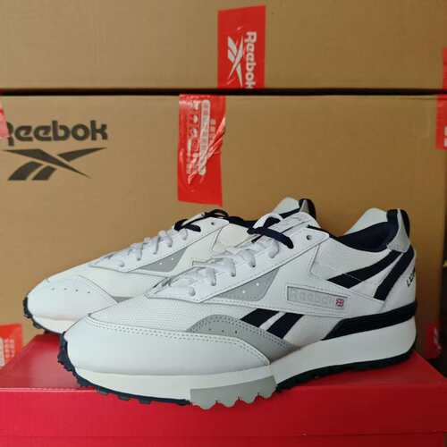 REEBOK锐步男子白蓝 LX2200复古休闲跑鞋 GW7201