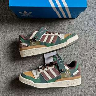 adidas originals Forum84 时尚舒适百搭低帮板鞋男女同款 IH3287