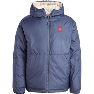 Adidas阿迪达斯MUFC SZN DW JK曼联双面穿运动休闲羽绒服 IT4182