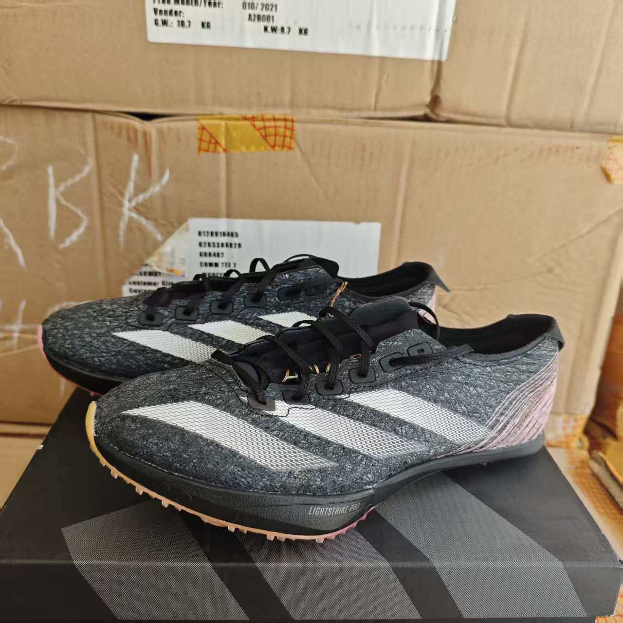 ADIDAS阿迪达斯ADIZERO PRIME SP 3男子低帮短跑田径钉鞋IG4330