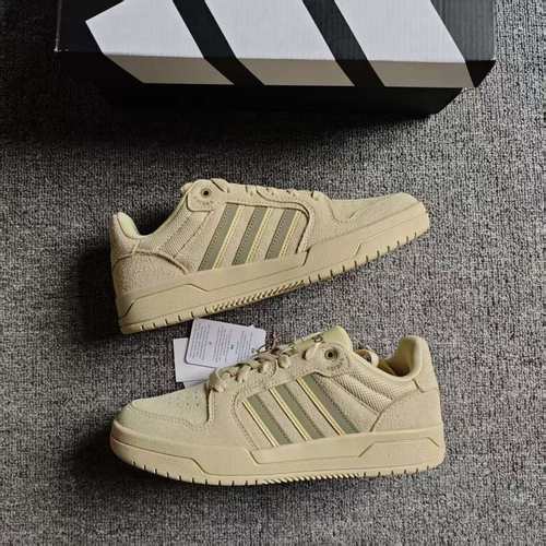 Adidas阿迪达斯Entrap男小麦色防滑耐磨低帮休闲板鞋JS3007