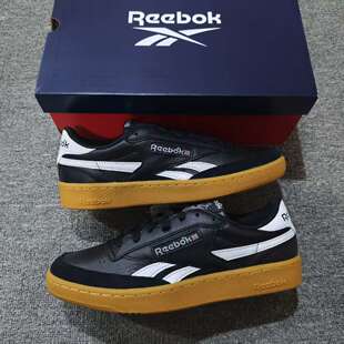 REEBOK锐步男头层皮EVA中底Club C Revenge Vintage板鞋100202317