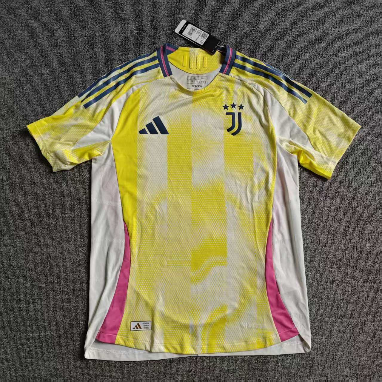 ADIDAS阿迪达斯意甲尤文图斯 24/25赛季客场黄色球员版球衣JH1362