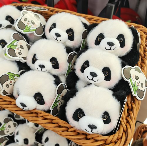 可爱熊猫玩偶香味掌中宝熊猫小公仔动物园超萌浣熊毛绒玩具送朋友