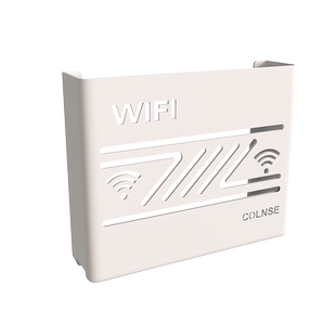 客厅电视柜装饰家居饰品摆件机顶盒路由器放置架置物收纳免打孔盒