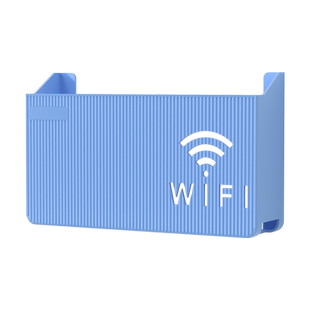 路由器盒子收纳盒墙上固定无线WiFi挂墙自粘免打孔遮丑装饰置物架