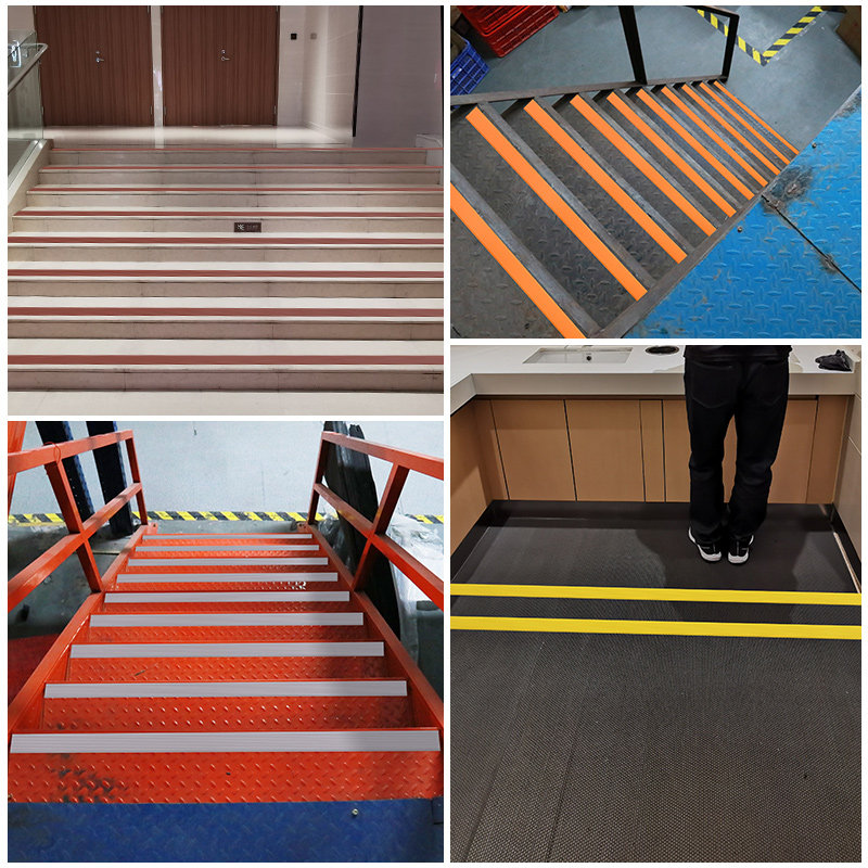 Non-slip bước vá cầu thang viền dải Trường bước ngói vườn ươm keo dải trống pvc