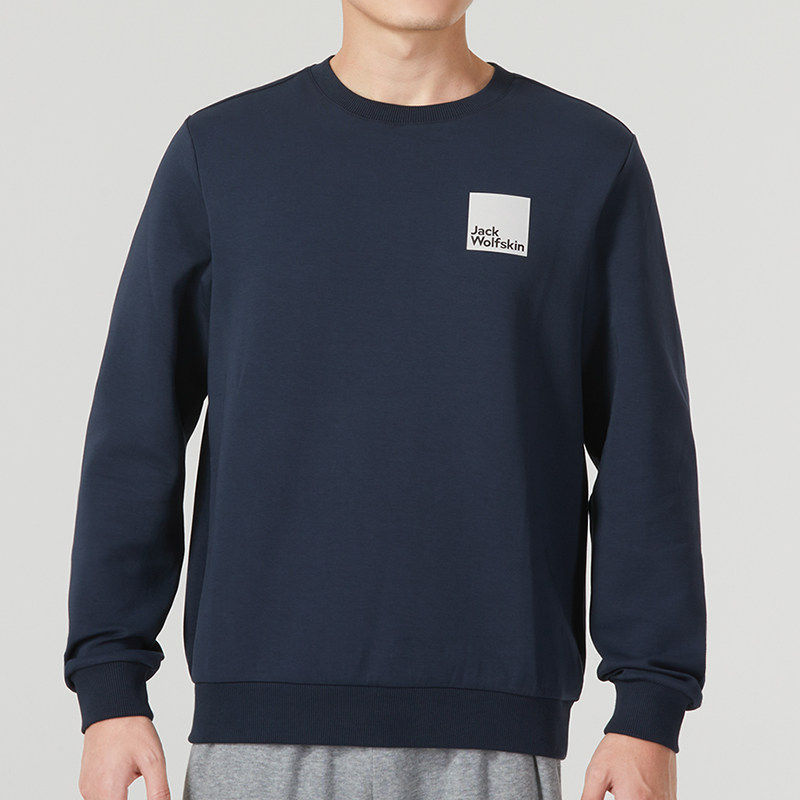 狼爪圆领卫衣男女秋季运动服情侣宽松长袖套头衫5719036 5722013