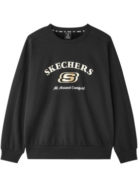 Skechers斯凯奇男女同款针织套头圆领卫衣L125U046 L125U009