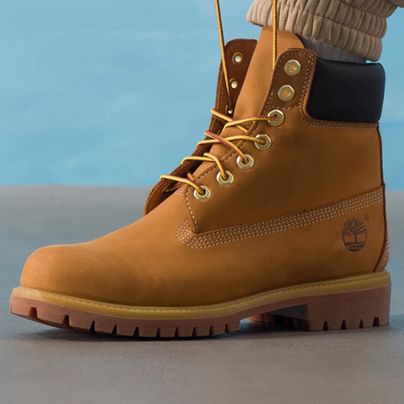 TIMBERLAND添柏岚大黄靴马丁靴情侣款户外靴系带工装靴10061713