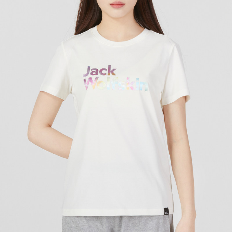 狼爪户外休闲衣女士圆领透气短袖夏运动服跑步T恤5818385 5818386