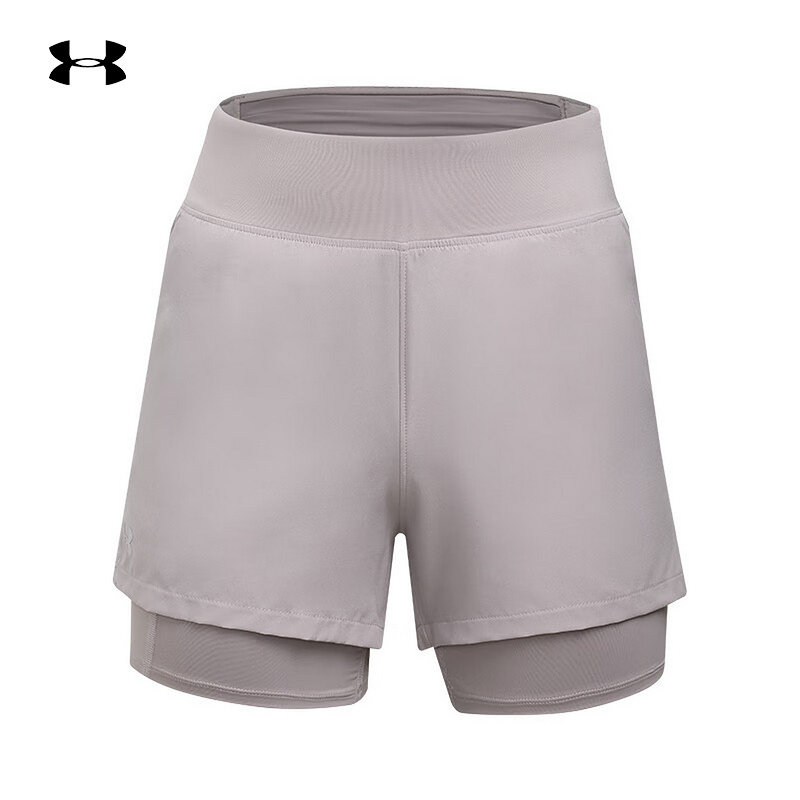 UNDERARMOUR安德玛运动2025S/S女梭织短裤 1376759-009