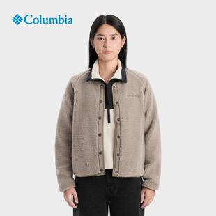 Columbia哥伦比亚户外抓绒衣女秋冬新款 外套WR9240 双面穿保暖开衫