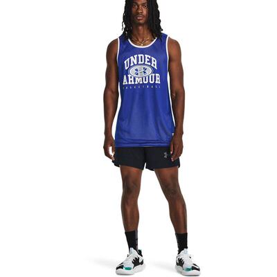 安德玛UA春夏Baseline男子双面篮球运动背心1377310