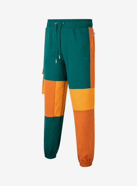 Puma/彪马春季男子MMQ时尚撞色束脚运动长裤 539585