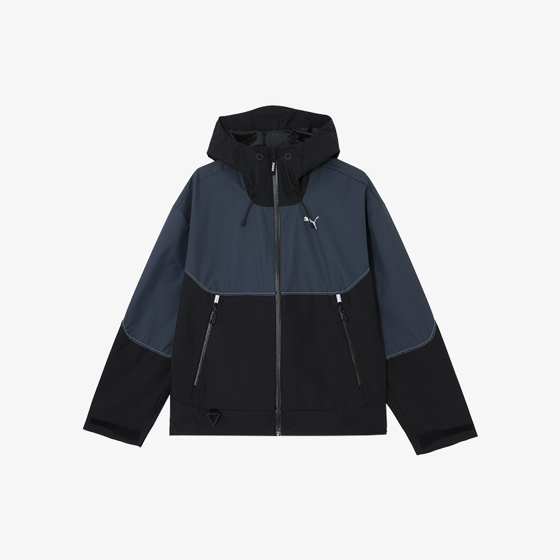 Puma/彪马秋季新款男女梭织连帽户外拼接外套629741-01