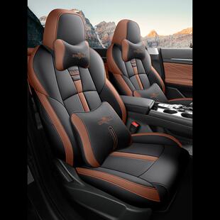 汽车坐垫20-23款长安逸动PLUS专用座椅套全包围四季打孔皮革车垫
