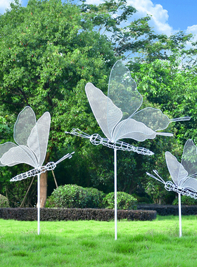 镂空铁艺雕塑户外不锈钢发光