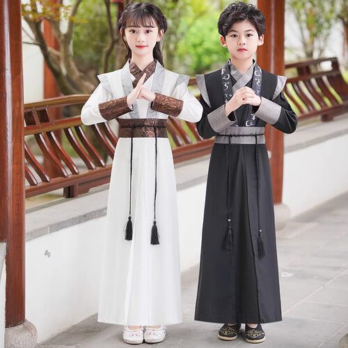 汉服男童春秋款2026新款武侠风唐装中国风儿童少爷古装六一演出服